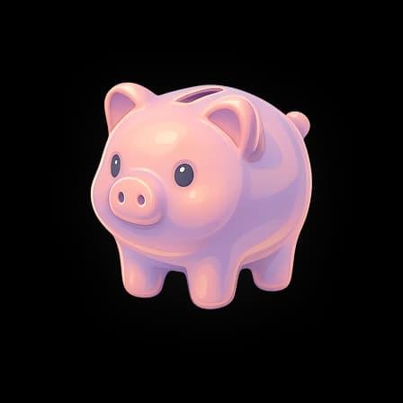 Pink planet illustration